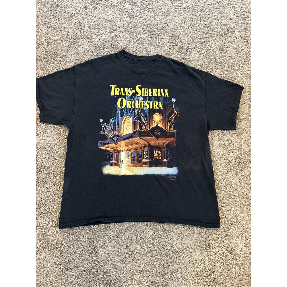 Trans-Siberian Orchestra Concert Tee 2020 COVID t shirt‎ Men's XXL 2XL